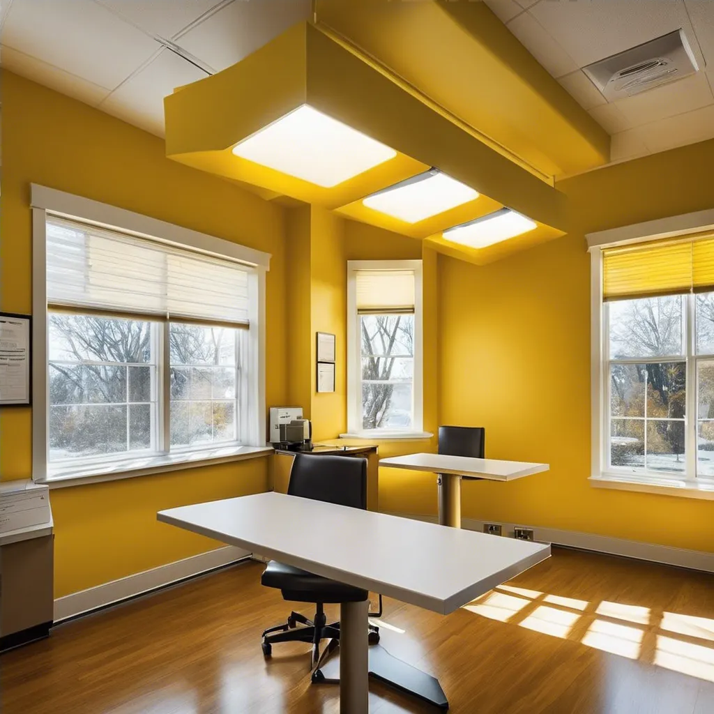 Теплый желтый или холодный белый свет в кабинете врача
